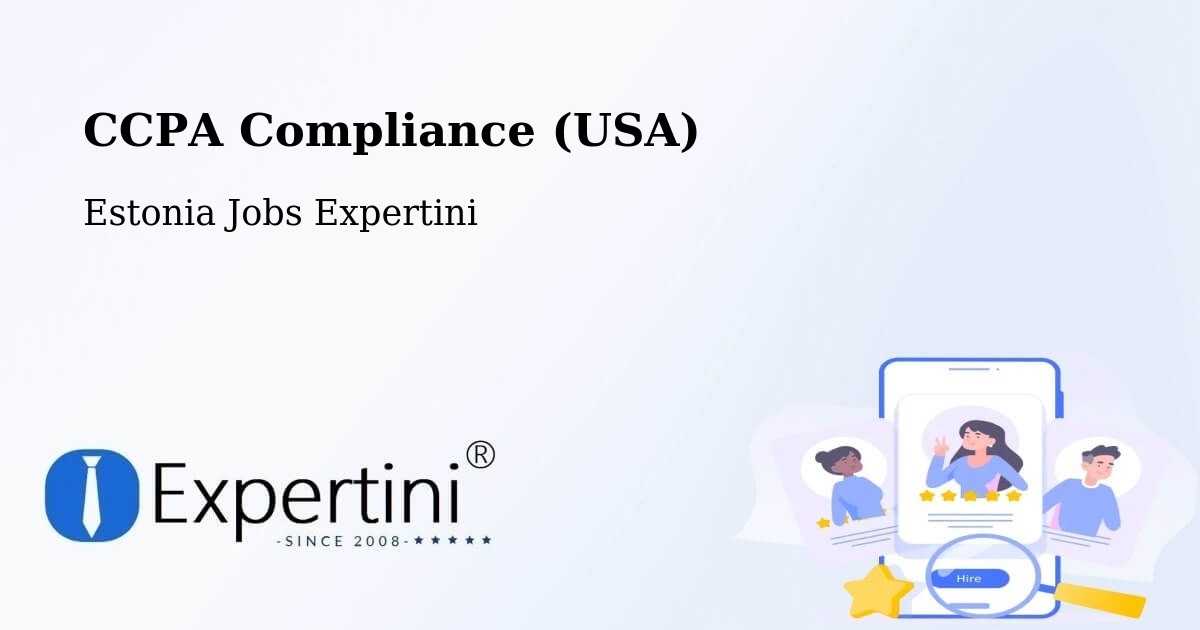 CCPA Privacy Rights & Compliance Notice – Vändra - Estonia Jobs Expertini