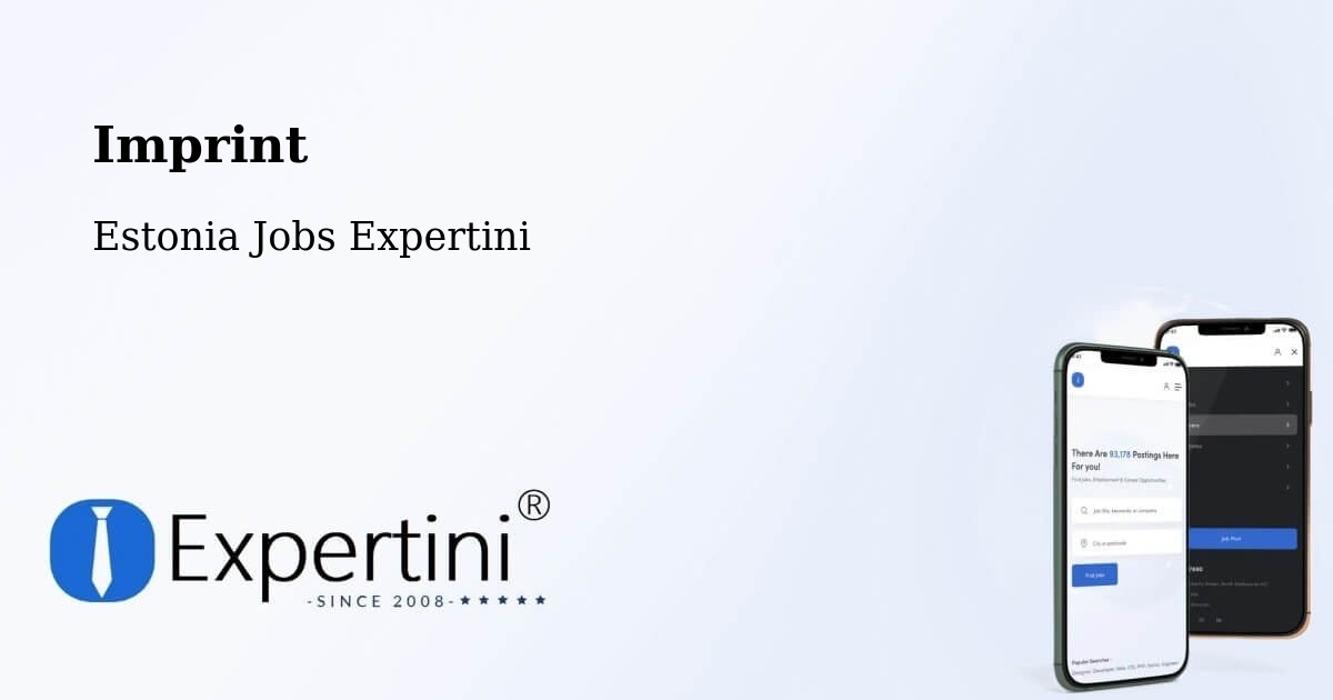 Imprint – Vändra - Estonia Jobs Expertini