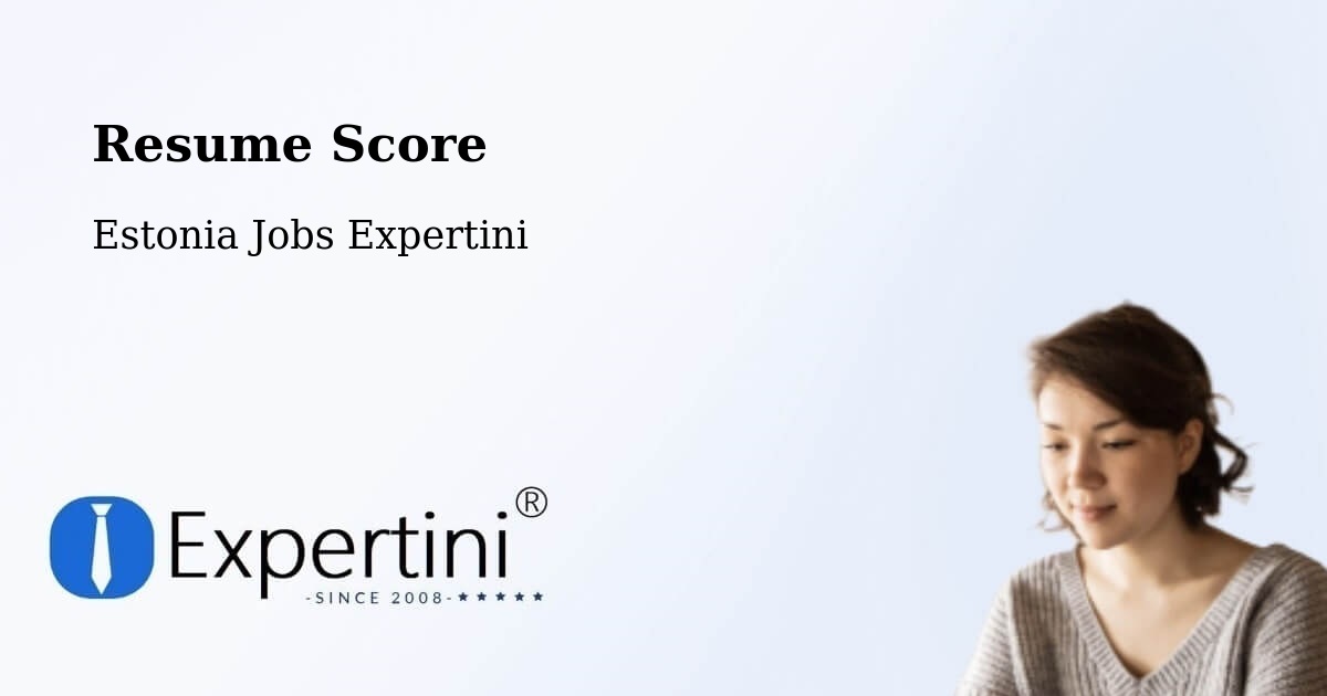 Resume Score & Job Description Match Tool – Vändra - Estonia Jobs Expertini